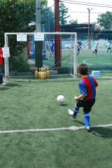 ACEチャリティフットサル大会　サッカーボウリングの様子